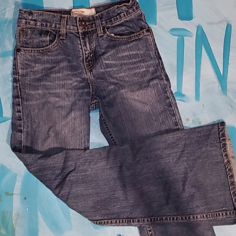 Levi's low rise flare jeans